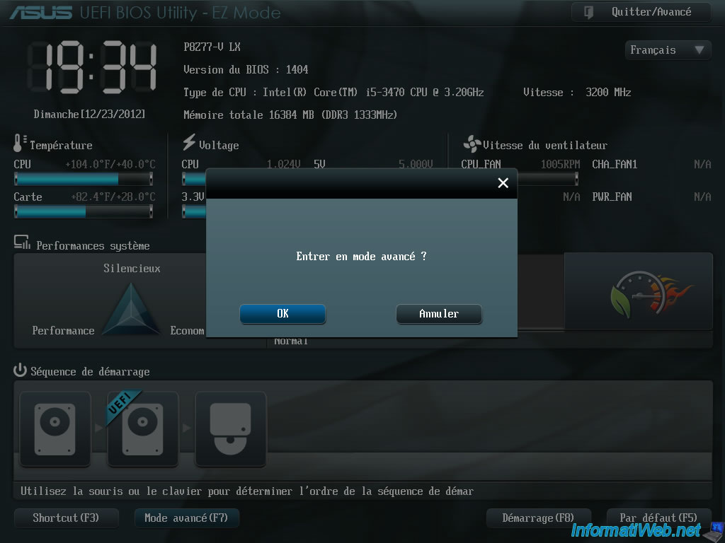 Change the hard disk controller mode (IDE, AHCI or RAID) BIOS Tutorials Informati